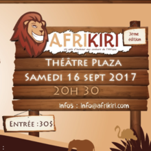 Spectacle d'humour Afrikiri, 3ème édition