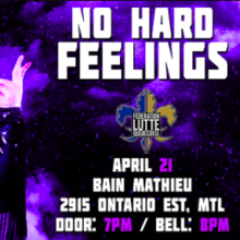 Gala de lutte "NO HARD FEELINGS"