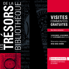 Exposition Les trésors de la Bibliothèque