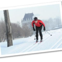 Activités hivernales sur les Plaines d'Abraham